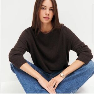 Reformation cashmere boyfriend sweater NWOT